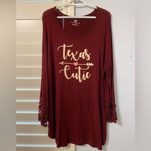 Maroon blouse